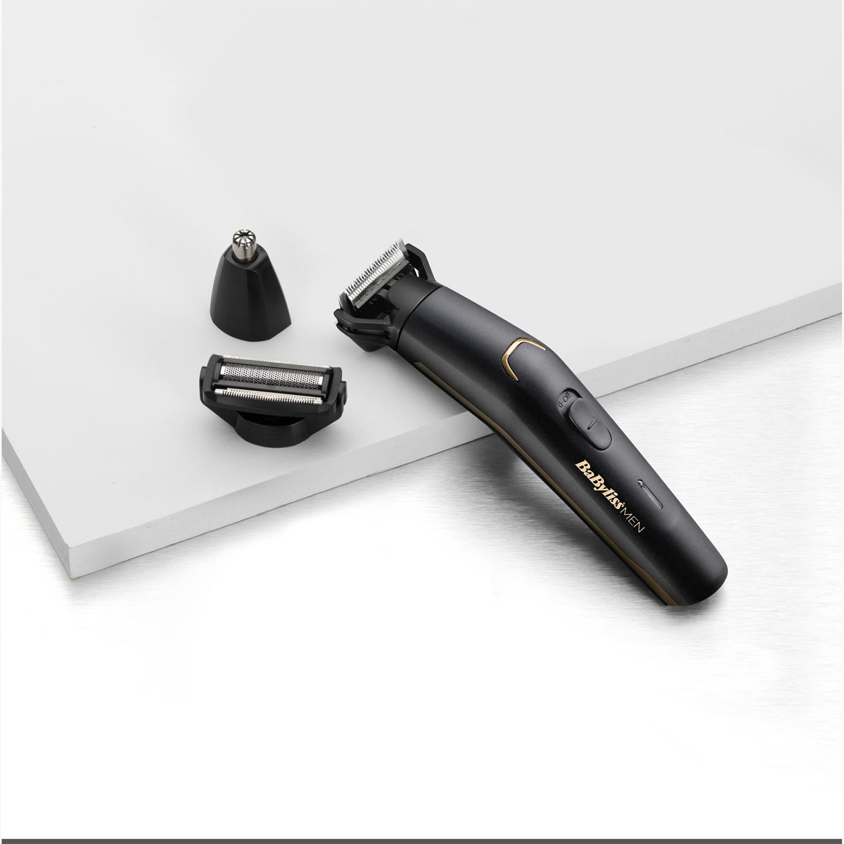 Tondeuse Multi-usages BaBylissMEN MT727E Carbon Titanium - 10 En 1 Rechargeable, Pour Corps Et Visage